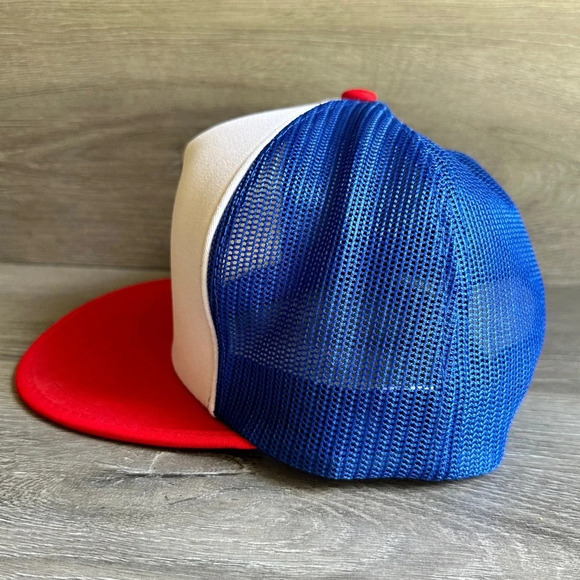 Vintage McDonald’s Olympic Trucker Snapback Hat NWOT Mesh Foam - Picture 2 of 5